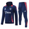 Sudadera De Entrenamiento Manchester United Hoodie 2024-25 Armada - Hombre